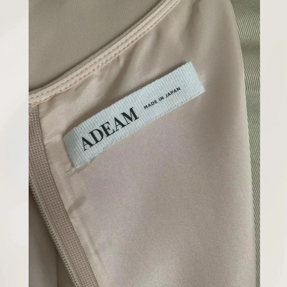 ADEAM NWT Tie Neck Scarf Crepe Shift Dress - Picture 11 of 12